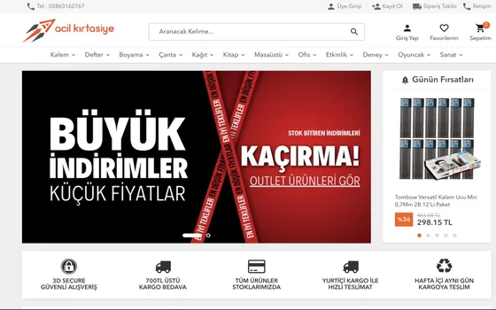 Acil Kırtasiye - Proje Detayı