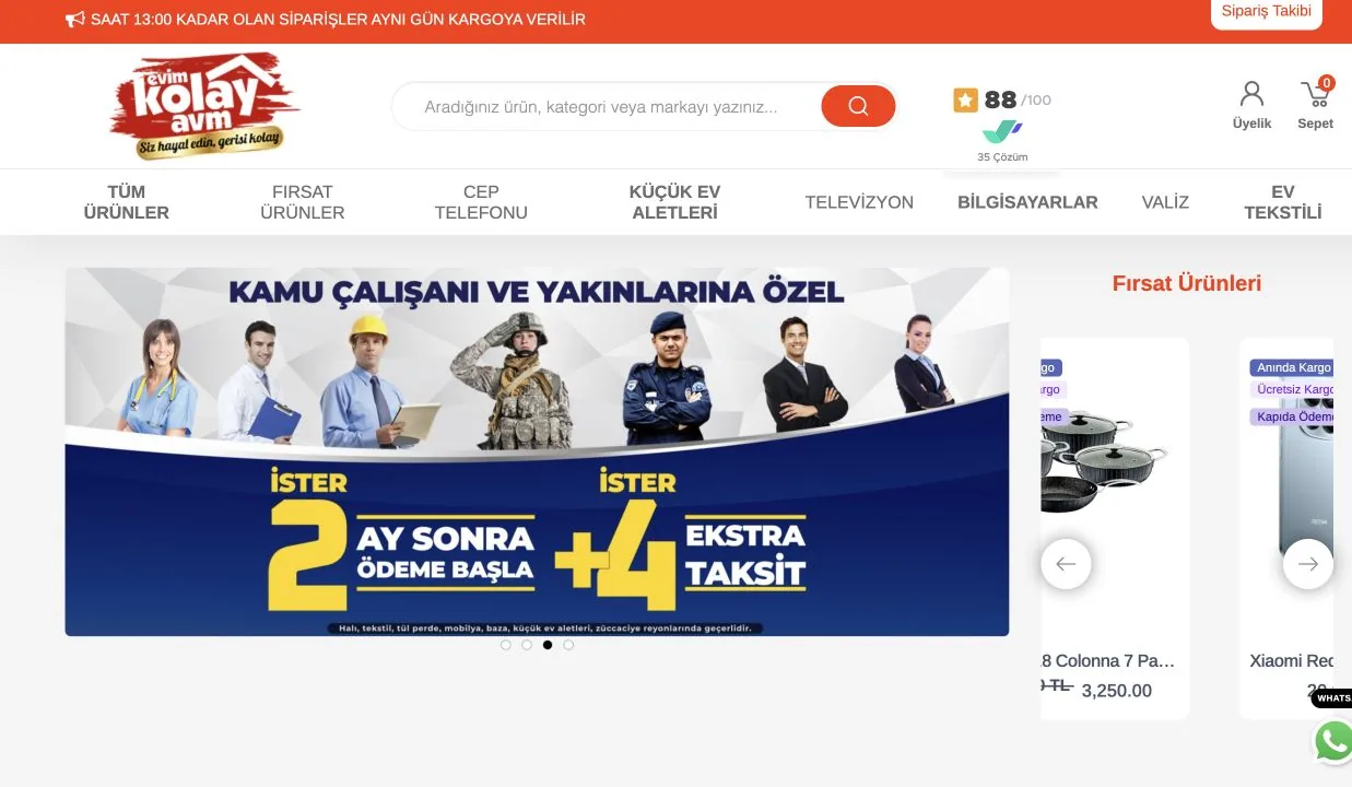 Evim Kolay AVM - Proje Detayı