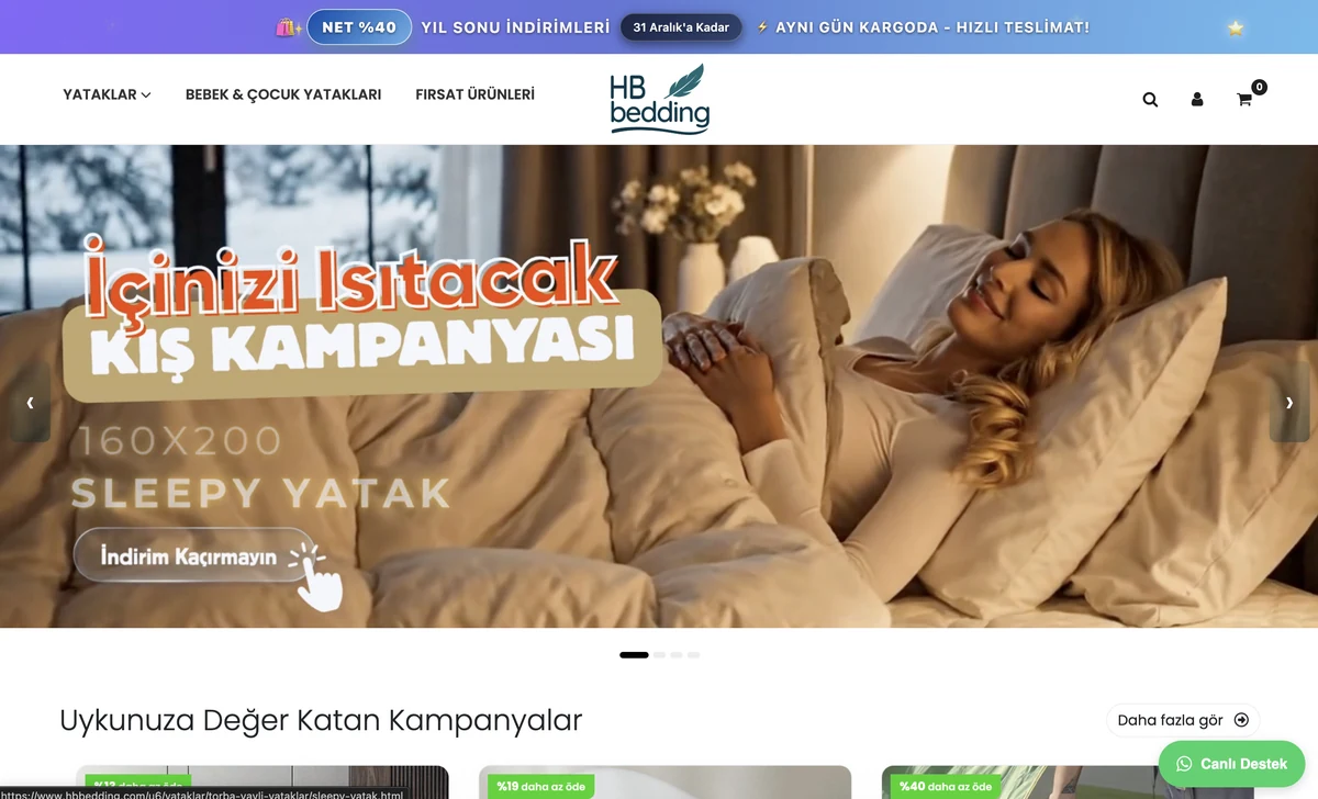HB Bedding - Proje Detayı