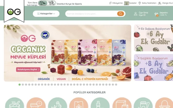 Ogstore proje ekranı
